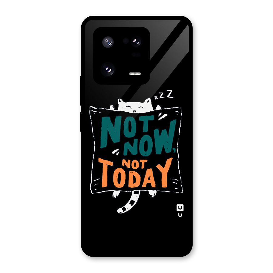 Lazy Cat Not Today Glass Back Case for Xiaomi 13 Pro