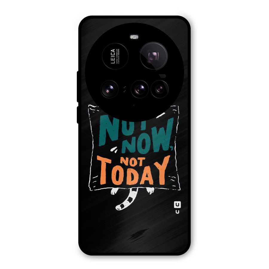 Lazy Cat Not Today Metal Back Case for Xiaomi 15 Ultra