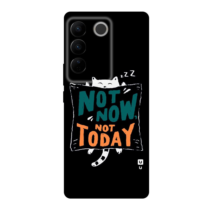 Lazy Cat Not Today Original Polycarbonate Back Case for Vivo V27