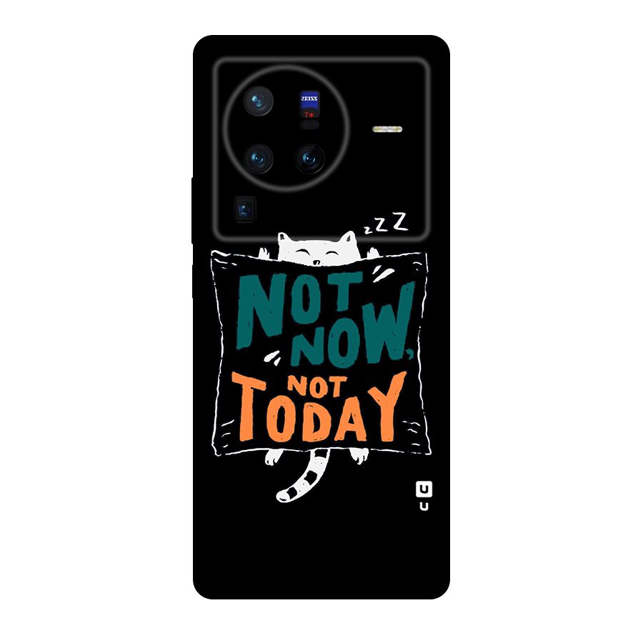 Lazy Cat Not Today Original Polycarbonate Back Case for Vivo X80