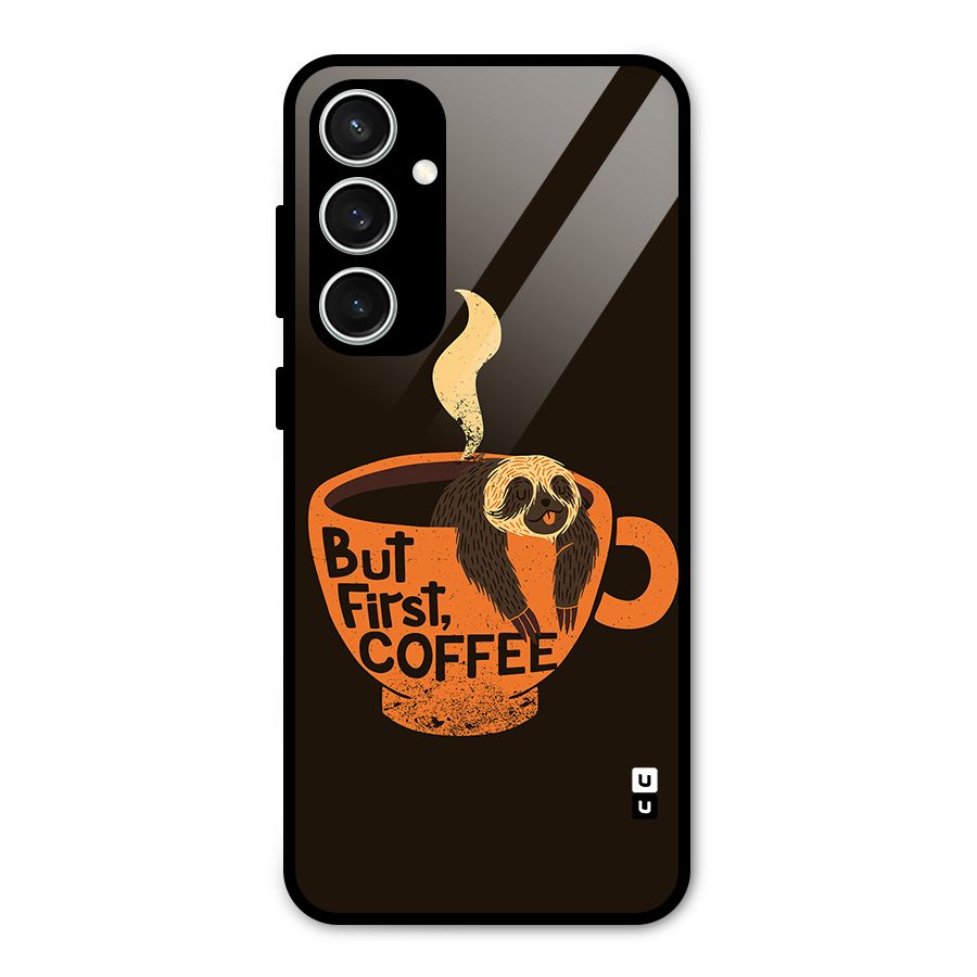 Lazy Coffee Glass Back Case for Galaxy S23 FE