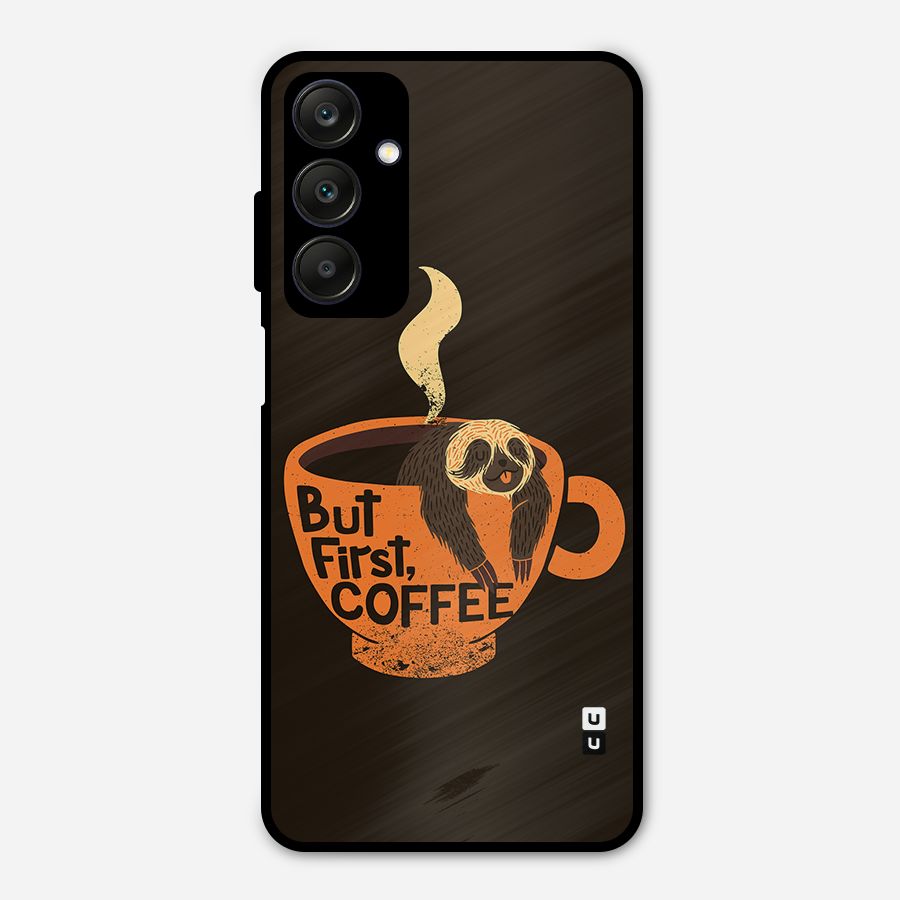 Lazy Coffee Metal Back Case for Galaxy A25 5G