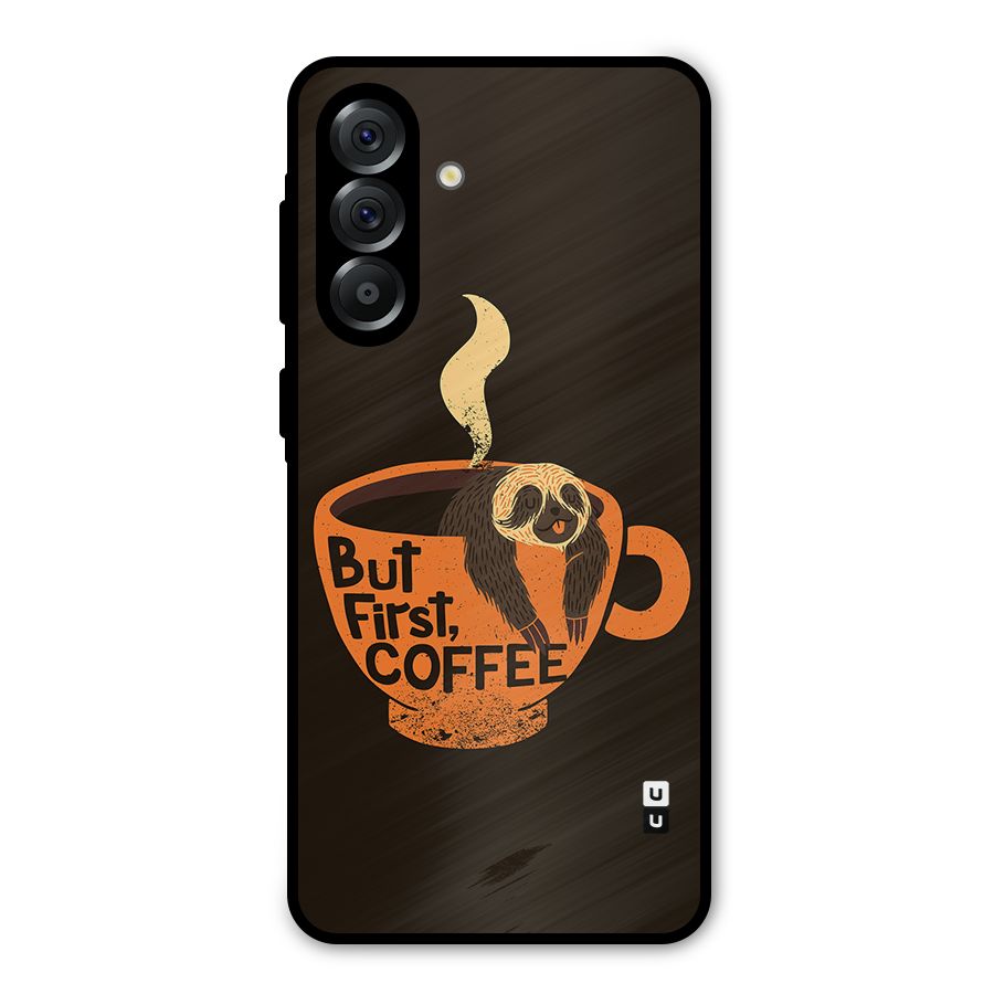 Lazy Coffee Metal Back Case for Galaxy A36