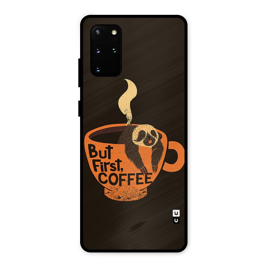 Lazy Coffee Metal Back Case for Galaxy S20 Plus