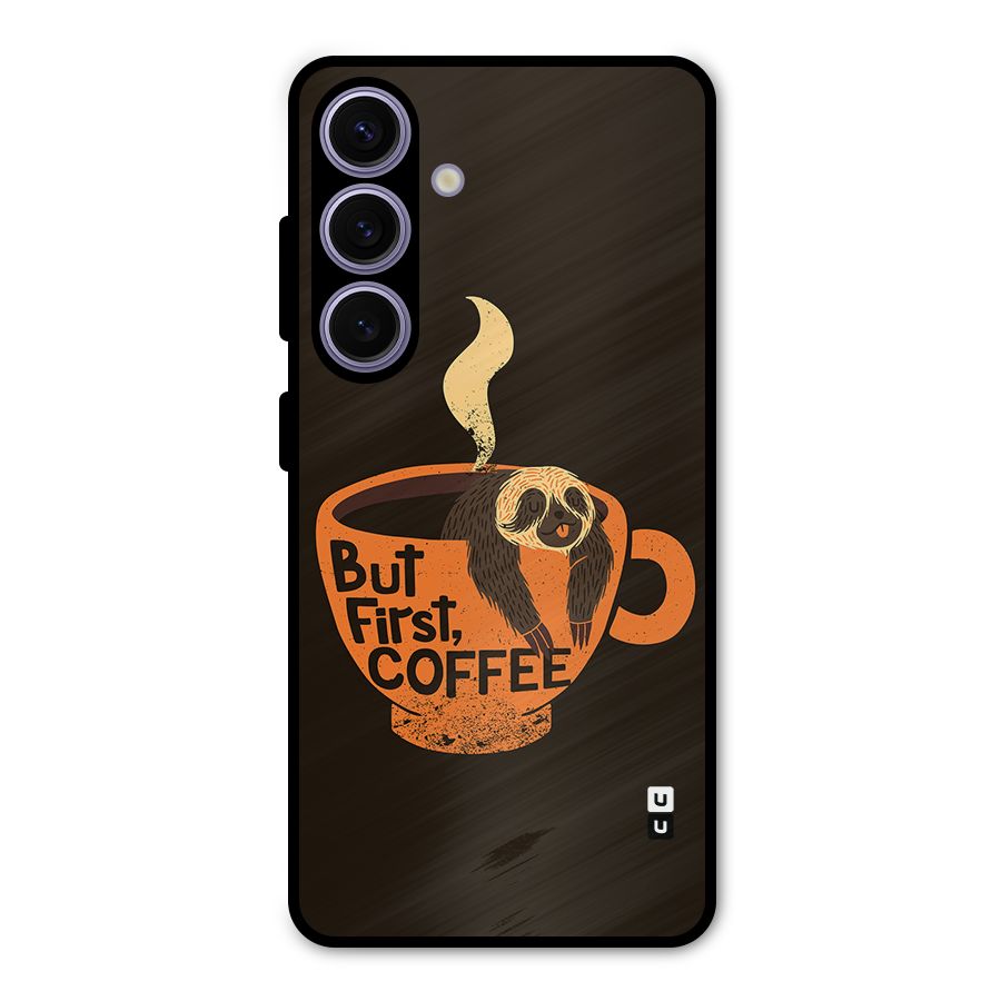 Lazy Coffee Metal Back Case for Galaxy S24