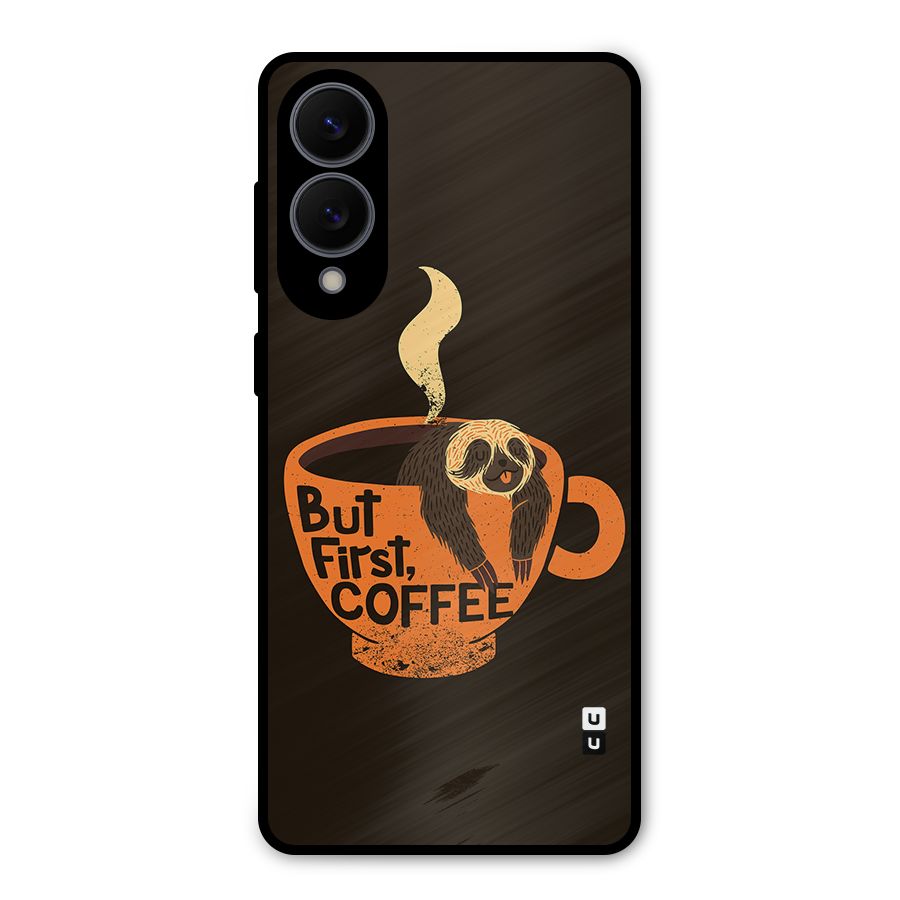 Lazy Coffee Metal Back Case for Galaxy S25 Edge