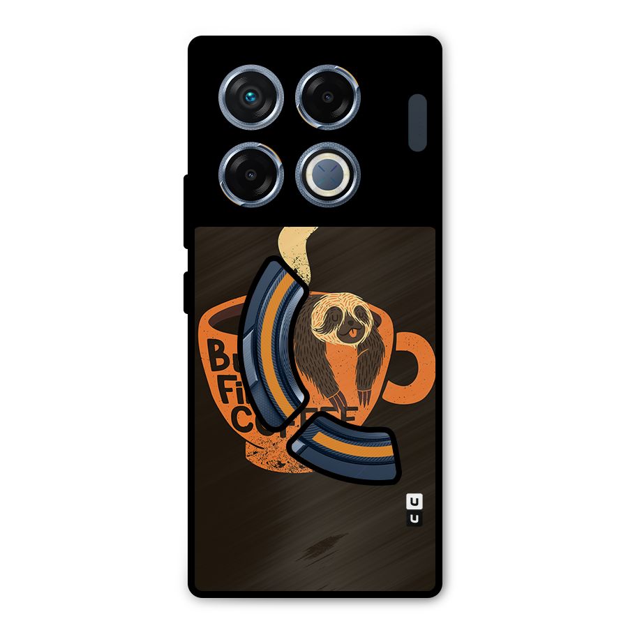 Lazy Coffee Metal Back Case for Infinix GT 20 Pro