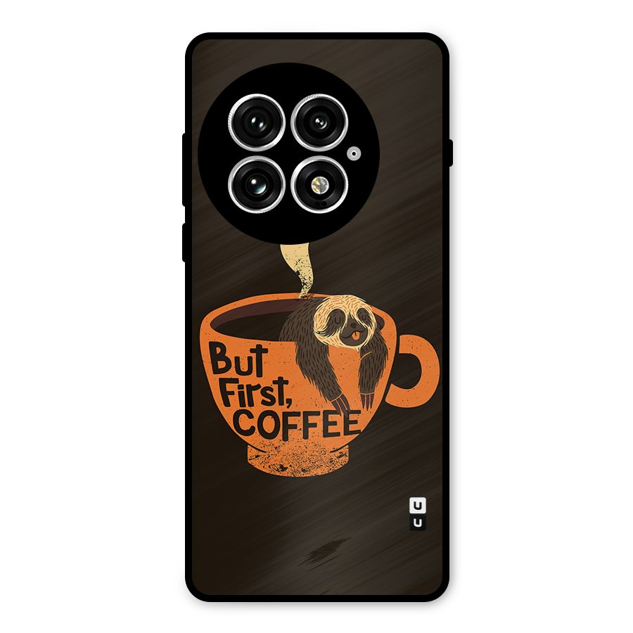 Lazy Coffee Metal Back Case for OnePlus 13