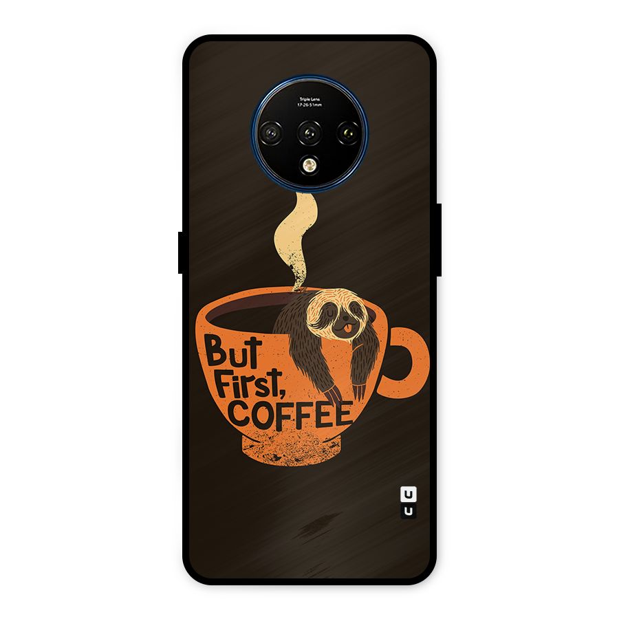 Lazy Coffee Metal Back Case for OnePlus 7T