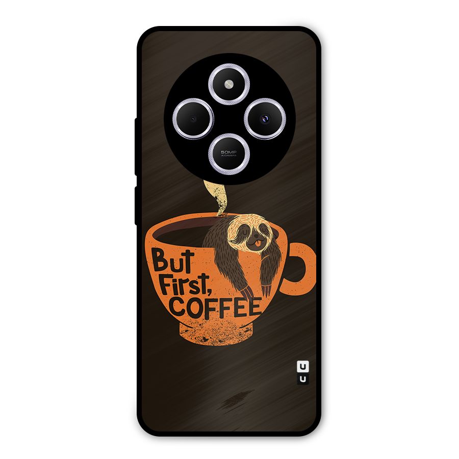 Lazy Coffee Metal Back Case for Poco M7