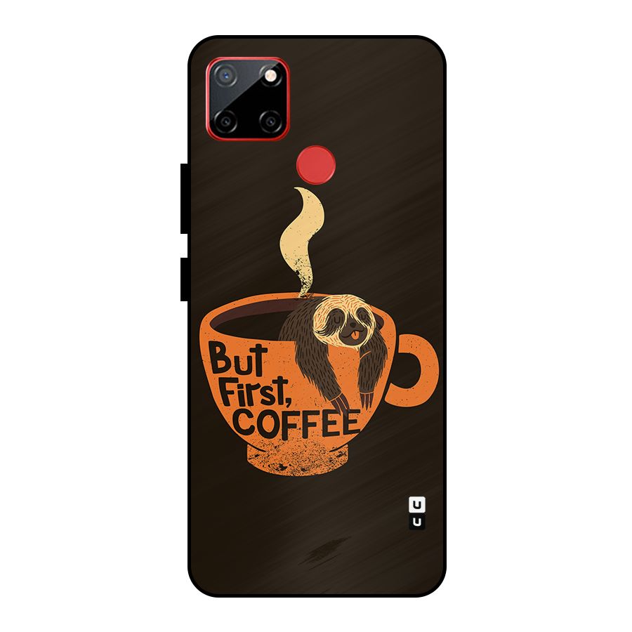 Lazy Coffee Metal Back Case for Realme C12