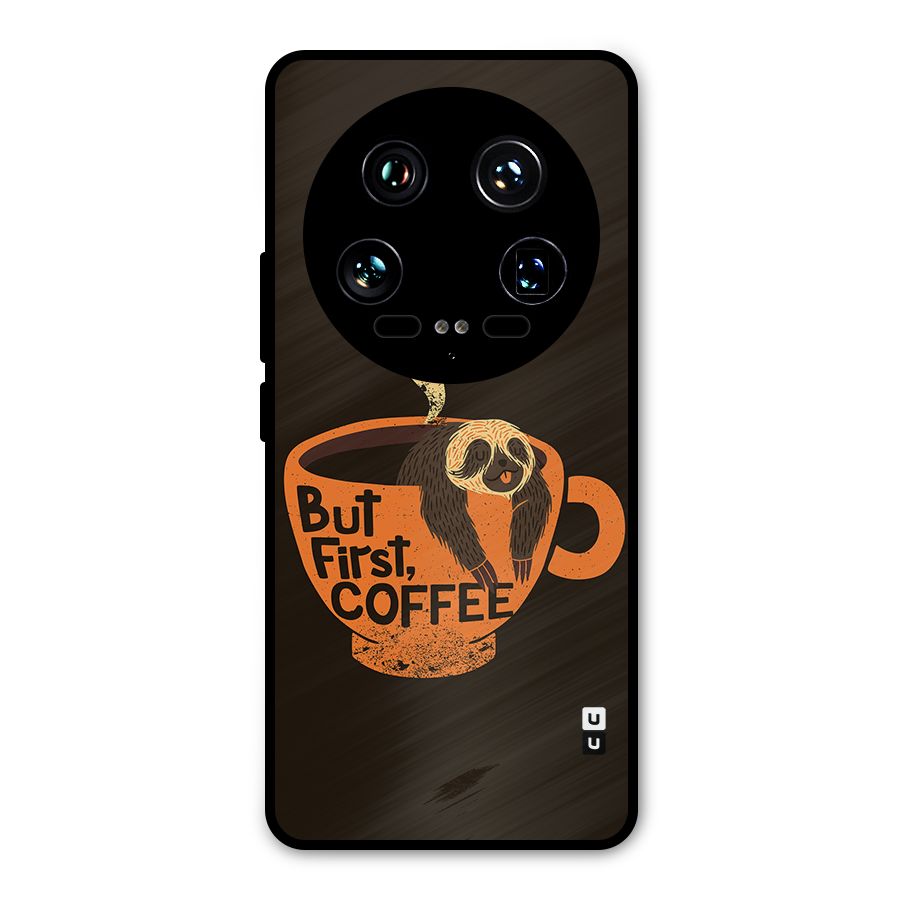 Lazy Coffee Metal Back Case for Xiaomi 14 Ultra
