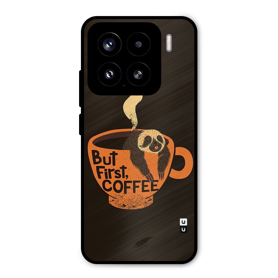 Lazy Coffee Metal Back Case for Xiaomi 15