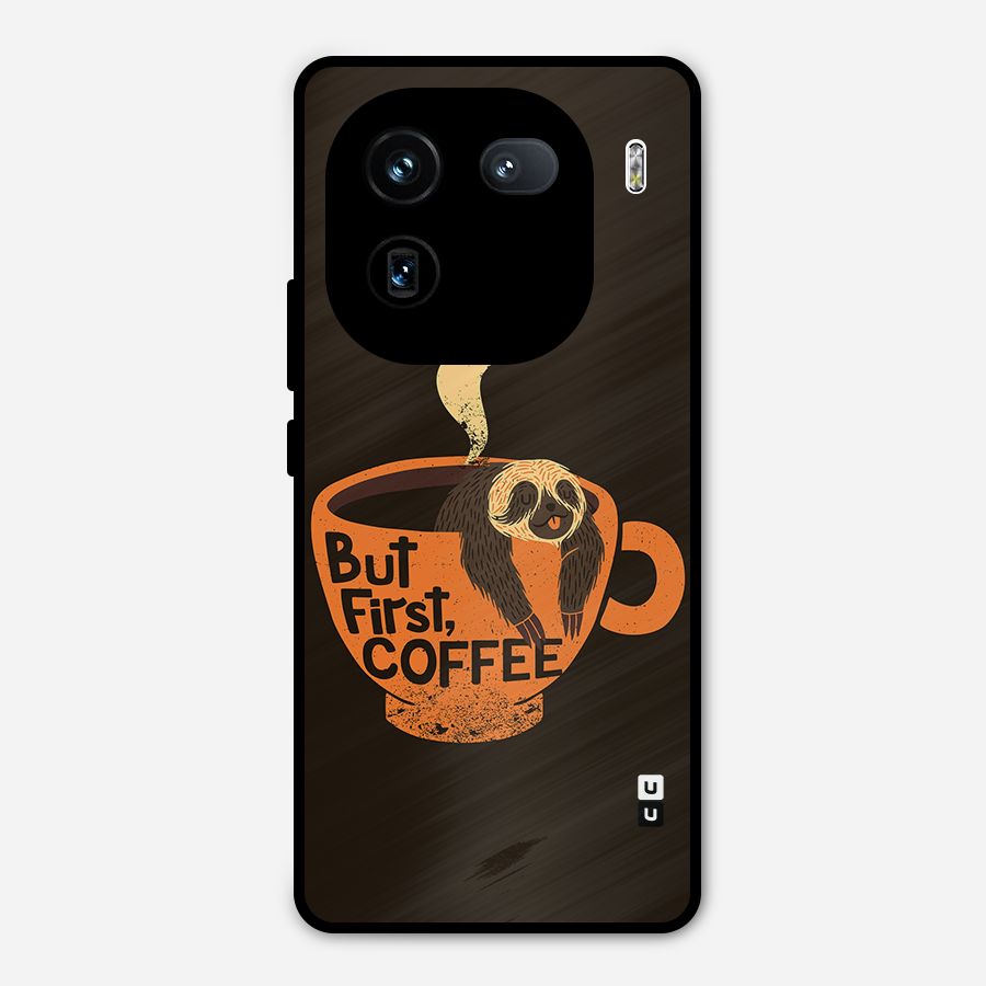 Lazy Coffee Metal Back Case for iQOO 12