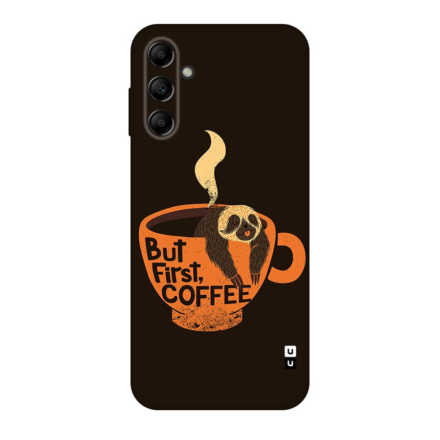 Lazy Coffee Original Polycarbonate Back Case for Galaxy A14 5G