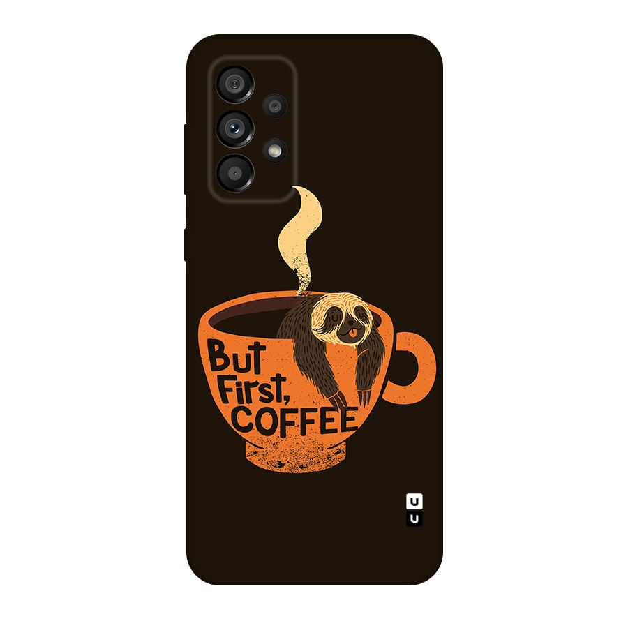 Lazy Coffee Original Polycarbonate Back Case for Galaxy A73 5G