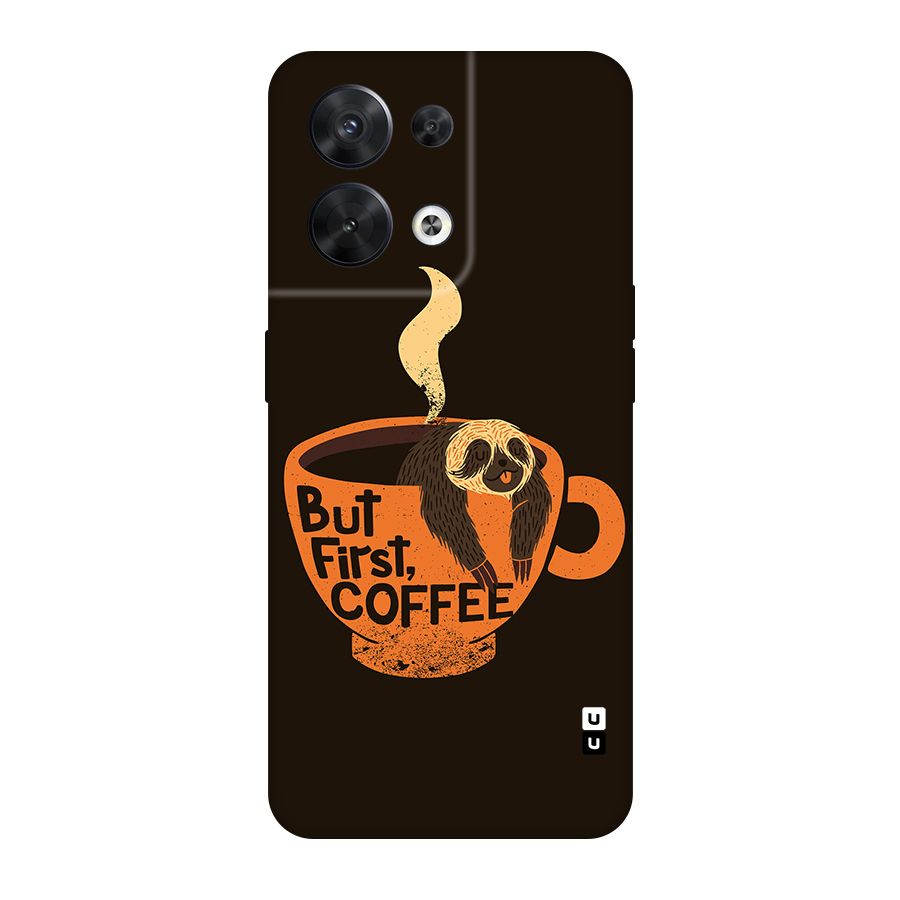 Lazy Coffee Original Polycarbonate Back Case for Oppo Reno8 5G
