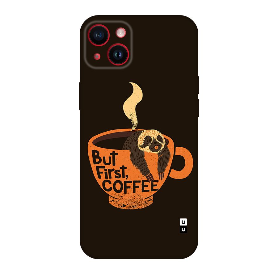 Lazy Coffee Original Polycarbonate Back Case for iPhone 14 Plus