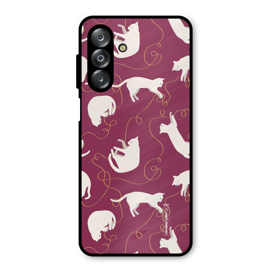 Lazy Kitty Metal Back Case for Galaxy A26