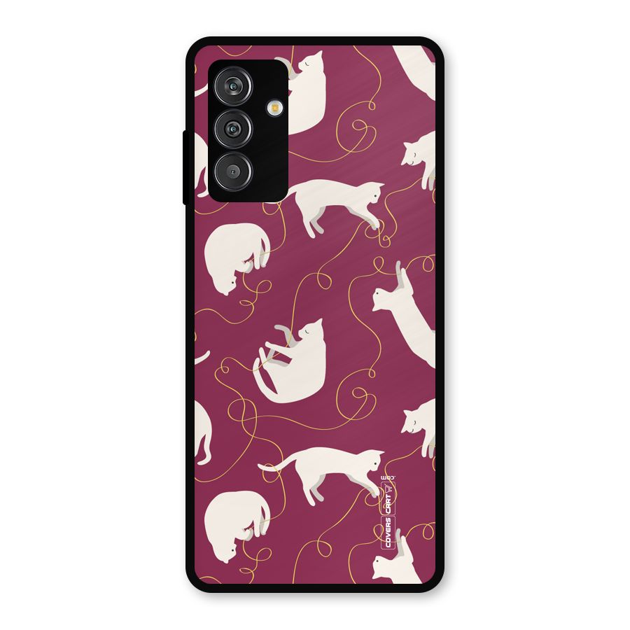 Lazy Kitty Metal Back Case for Galaxy F13