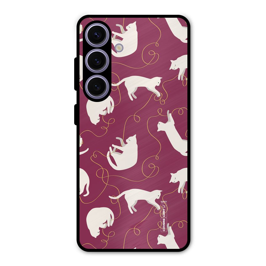 Lazy Kitty Metal Back Case for Galaxy S24