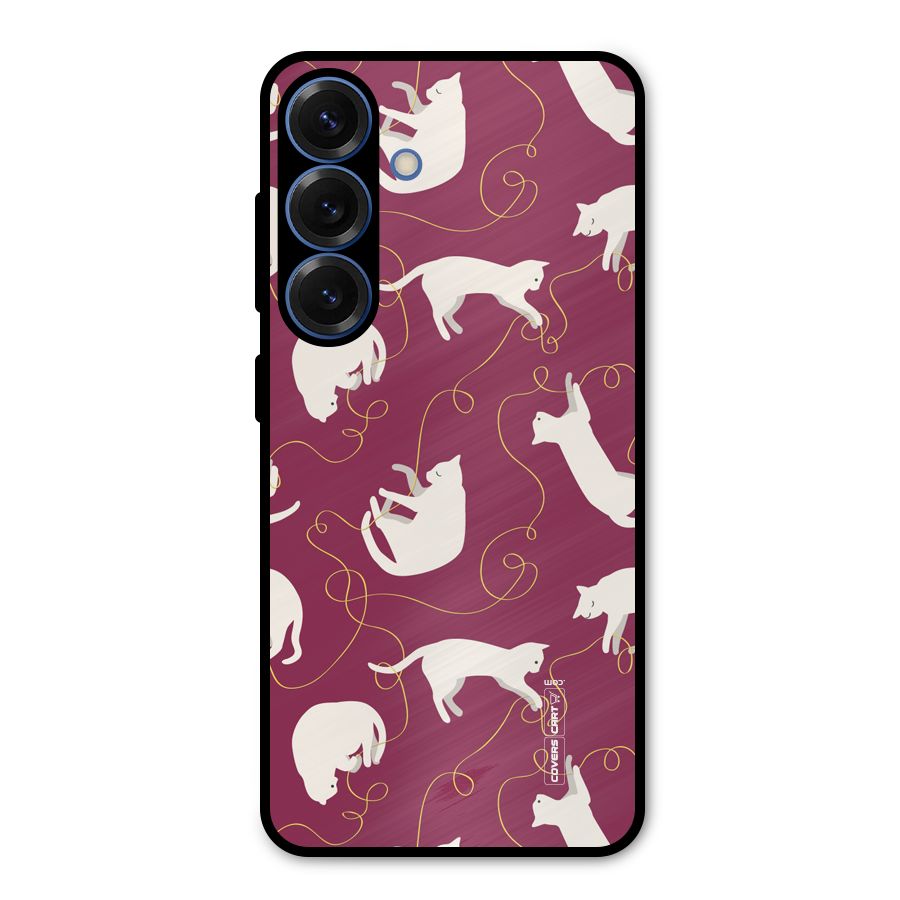 Lazy Kitty Metal Back Case for Galaxy S25