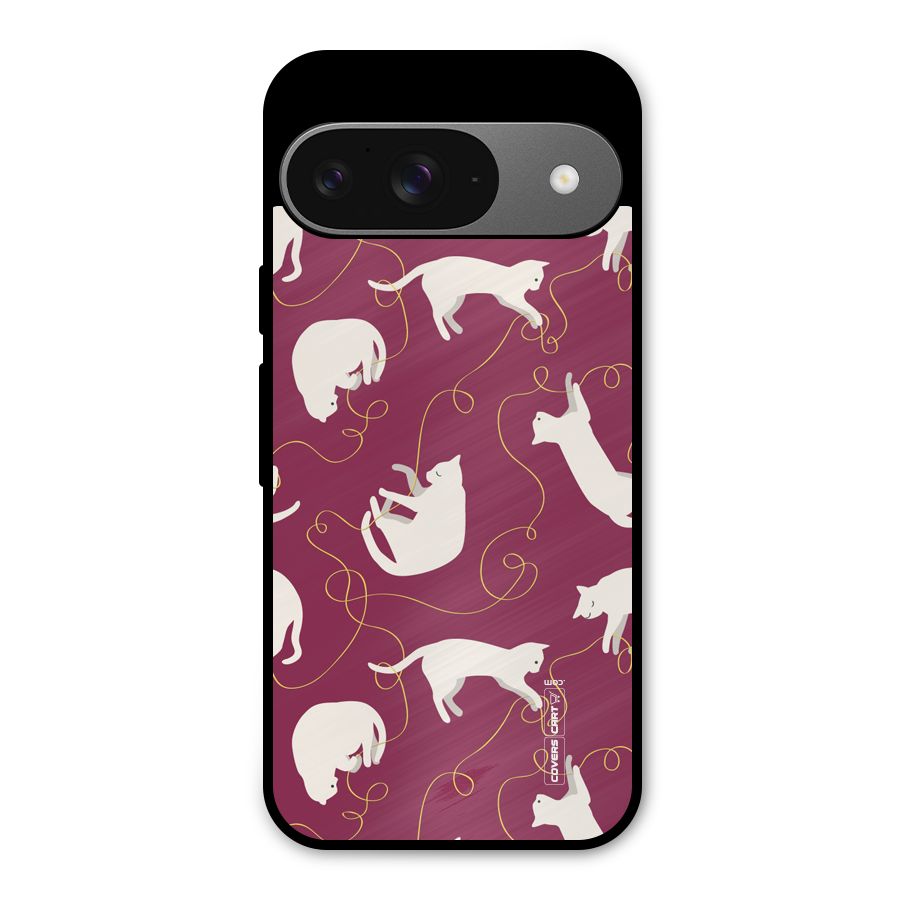 Lazy Kitty Metal Back Case for Google Pixel 9