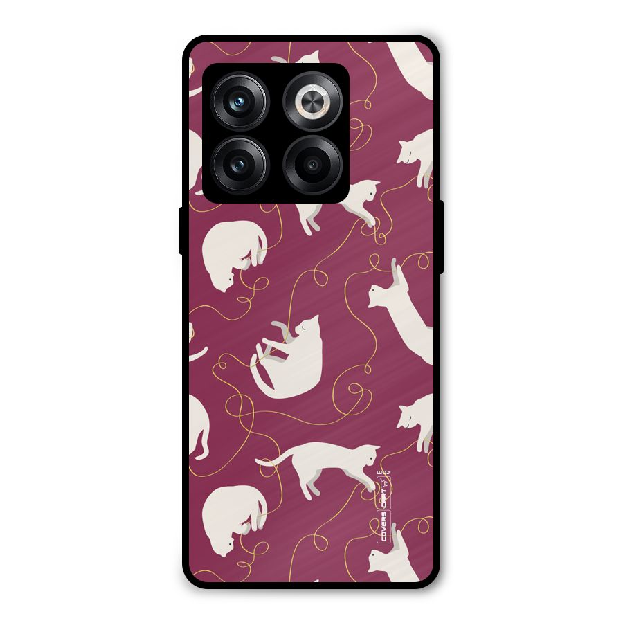 Lazy Kitty Metal Back Case for OnePlus 10T
