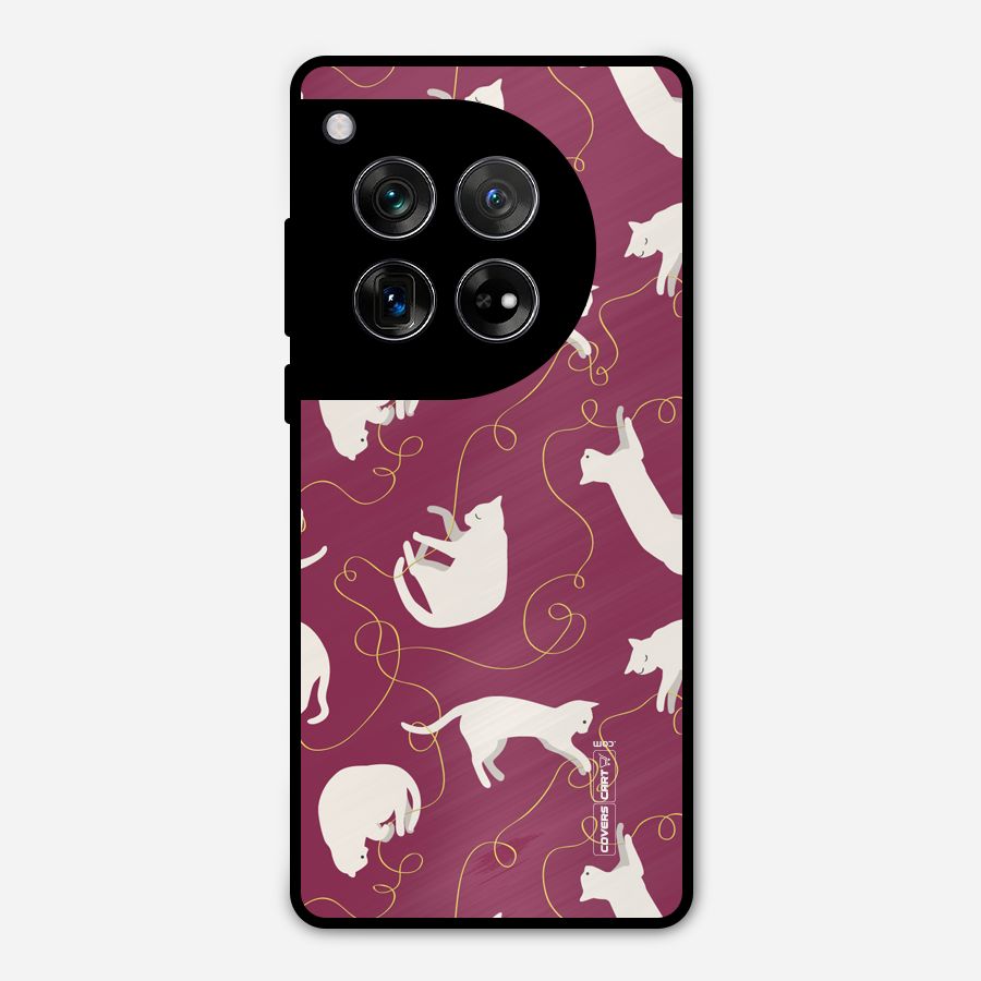 Lazy Kitty Metal Back Case for OnePlus 12
