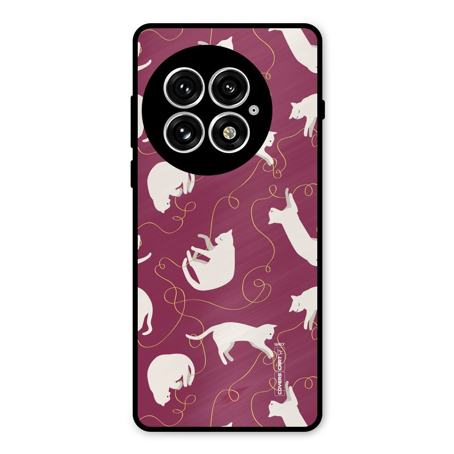 Lazy Kitty Metal Back Case for OnePlus 13