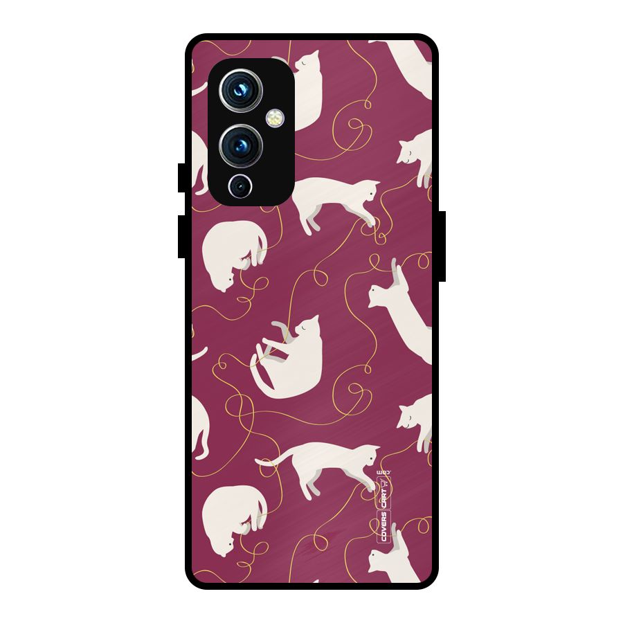 Lazy Kitty Metal Back Case for OnePlus 9