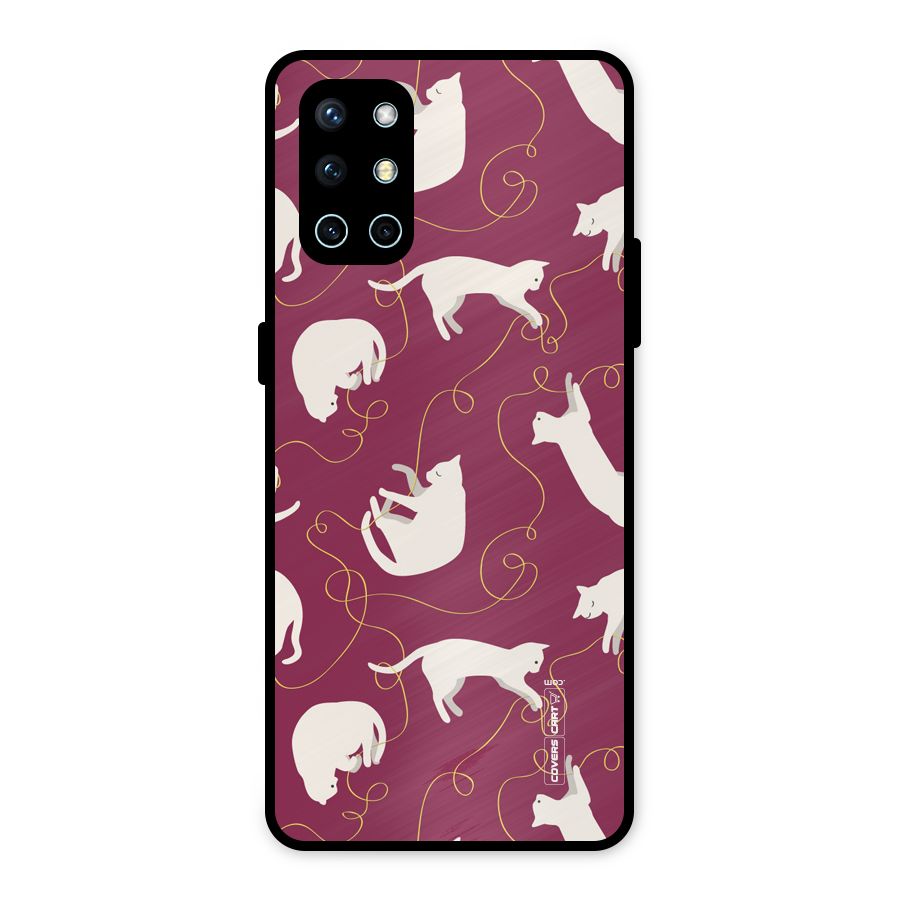 Lazy Kitty Metal Back Case for OnePlus 9R