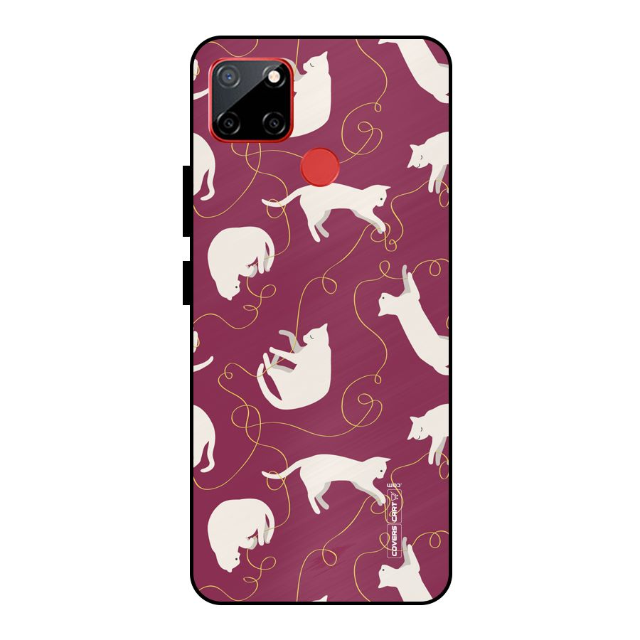 Lazy Kitty Metal Back Case for Realme C12