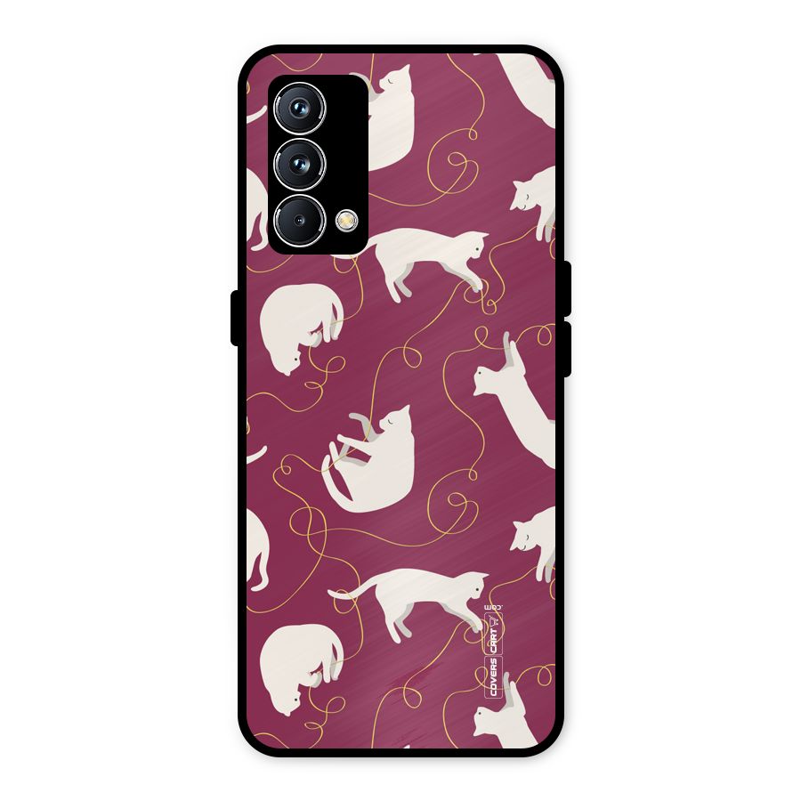 Lazy Kitty Metal Back Case for Realme GT Master Edition