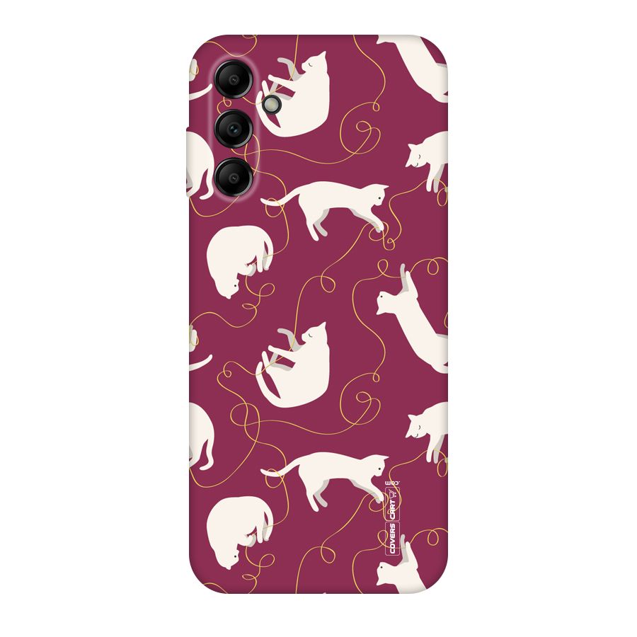Lazy Kitty Original Polycarbonate Back Case for Galaxy A14 5G