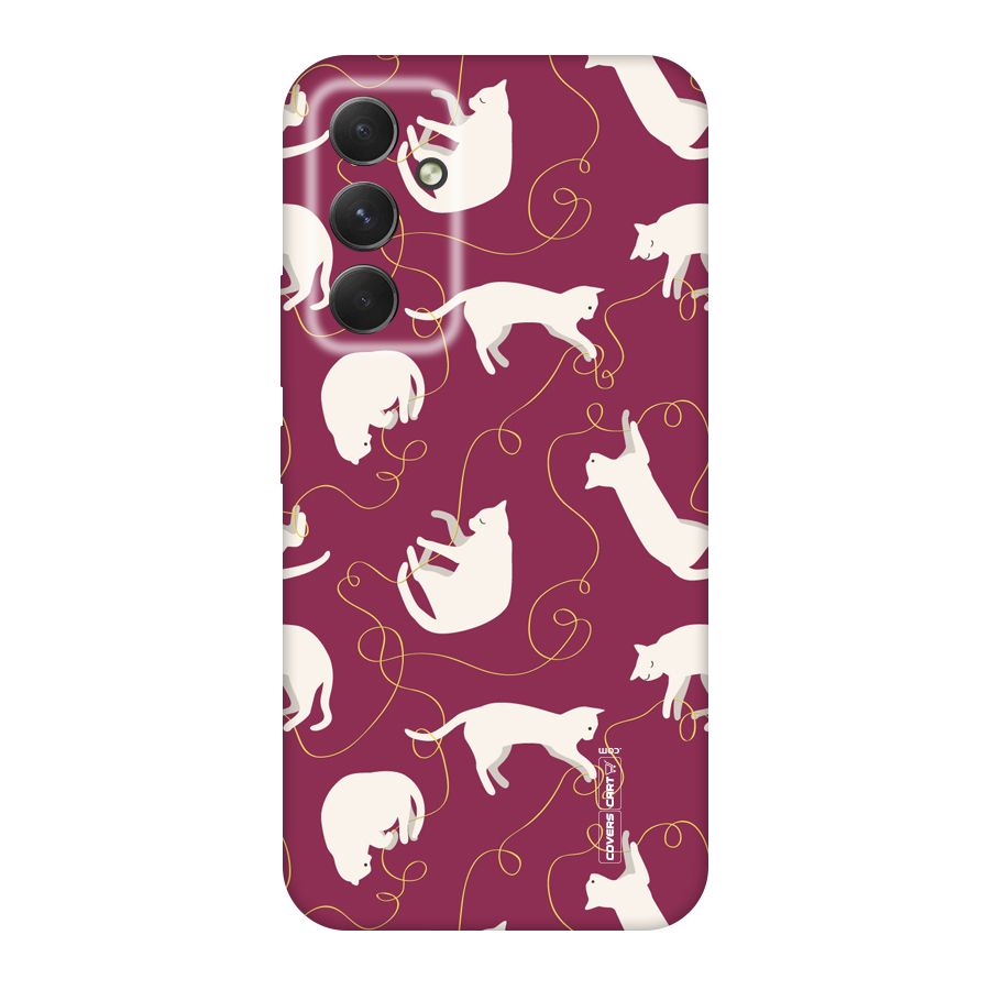 Lazy Kitty Original Polycarbonate Back Case for Galaxy A54