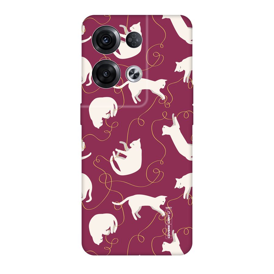 Lazy Kitty Original Polycarbonate Back Case for Oppo Reno8 Pro 5G