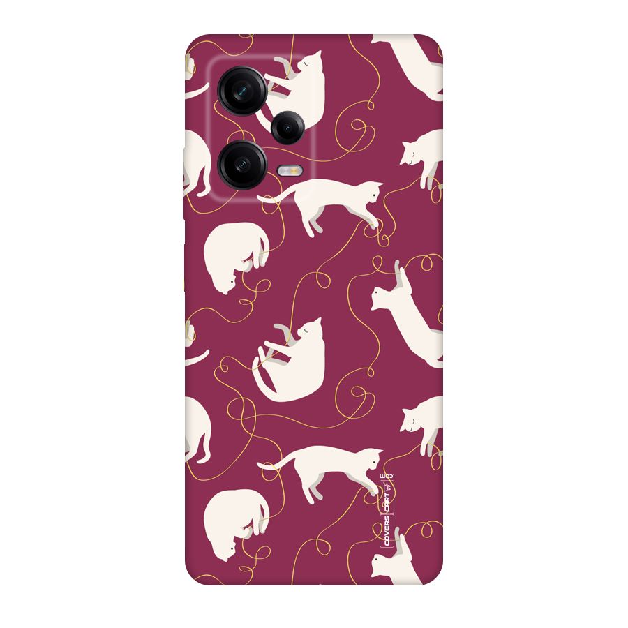 Lazy Kitty Original Polycarbonate Back Case for Redmi Note 12 Pro