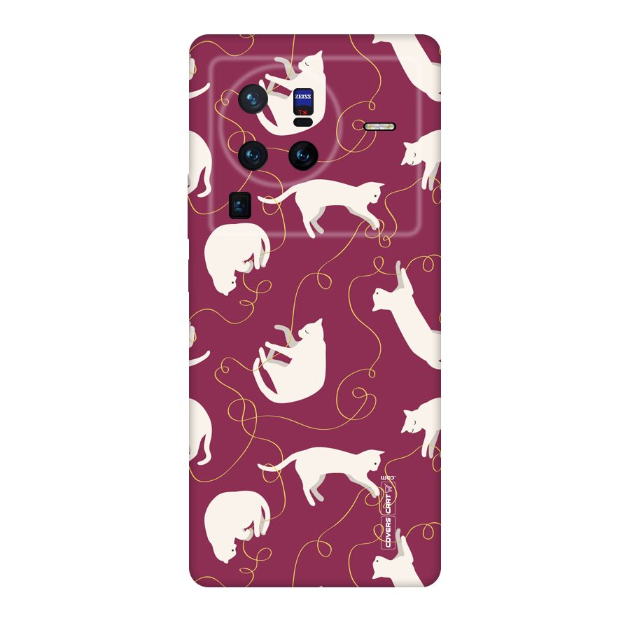 Lazy Kitty Original Polycarbonate Back Case for Vivo X80