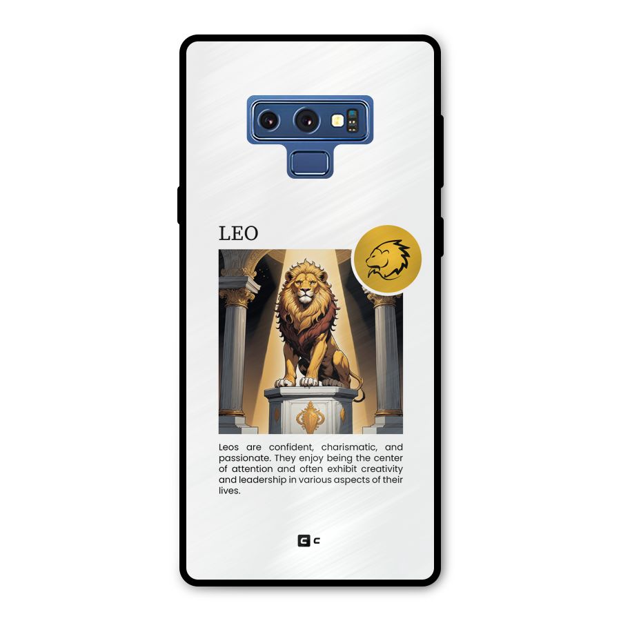 Leader Leo Metal Back Case for Galaxy Note 9