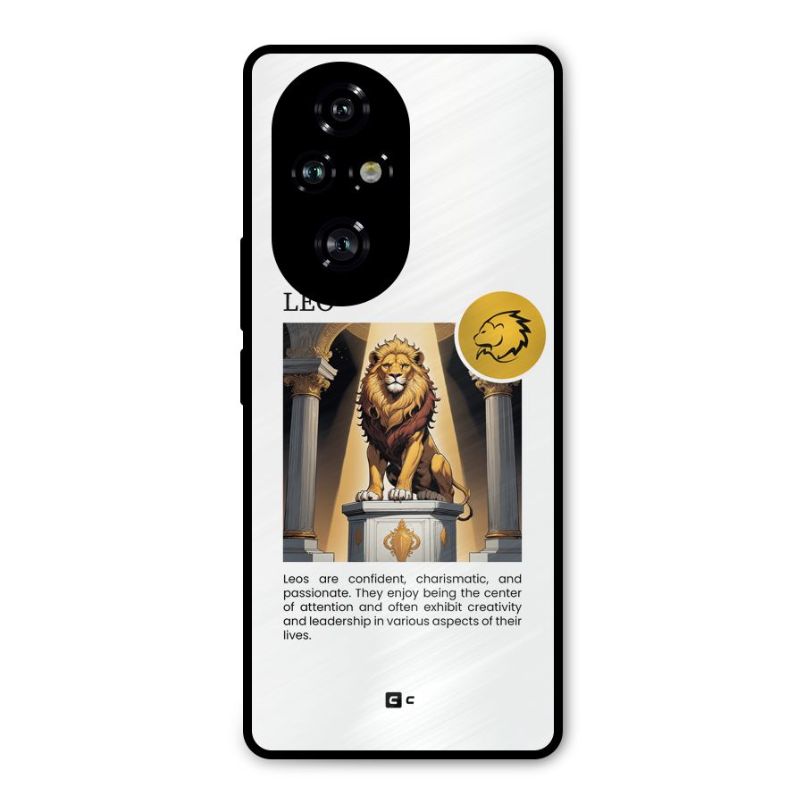 Leader Leo Metal Back Case for Honor 200 Pro