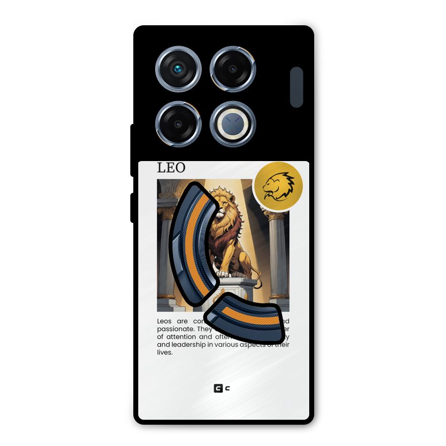 Leader Leo Metal Back Case for Infinix GT 20 Pro