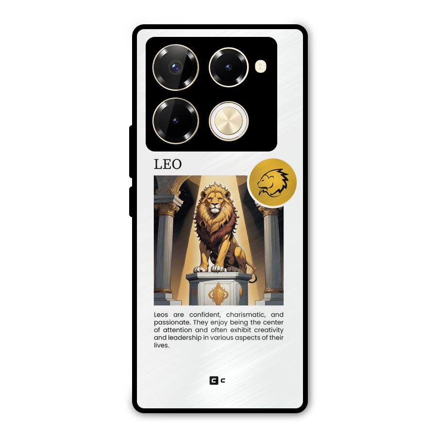 Leader Leo Metal Back Case for Infinix Note 40 Pro Plus