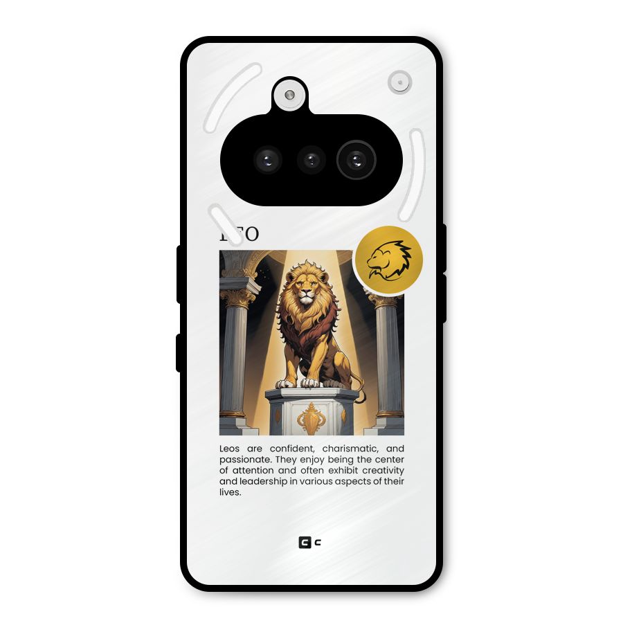 Leader Leo Metal Back Case for Nothing Phone 3a