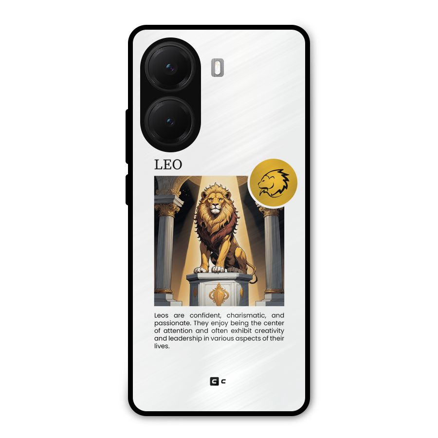 Leader Leo Metal Back Case for Poco X7 Pro