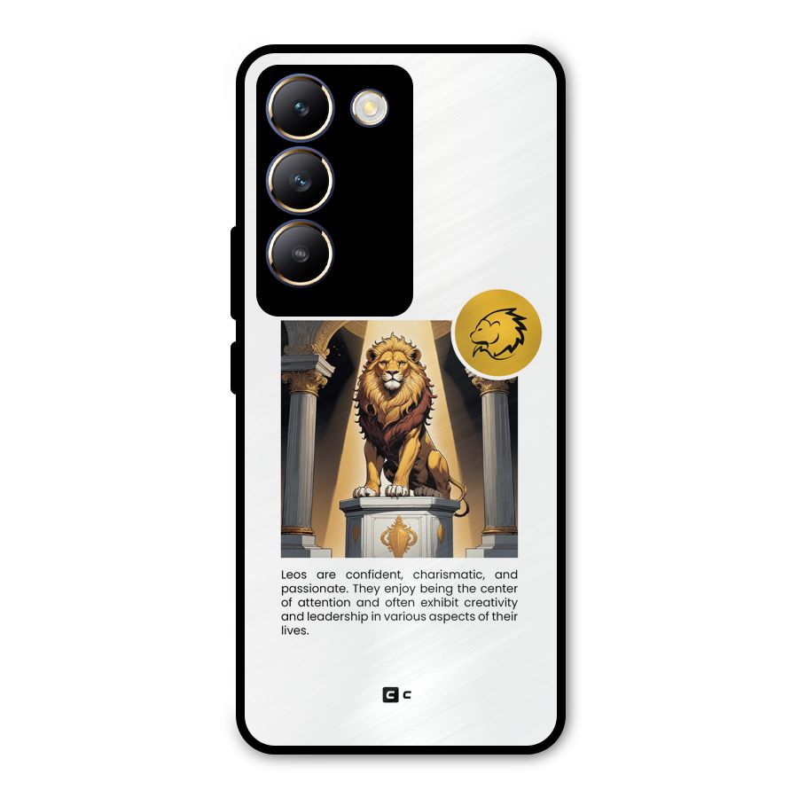 Leader Leo Metal Back Case for Vivo T3 5G