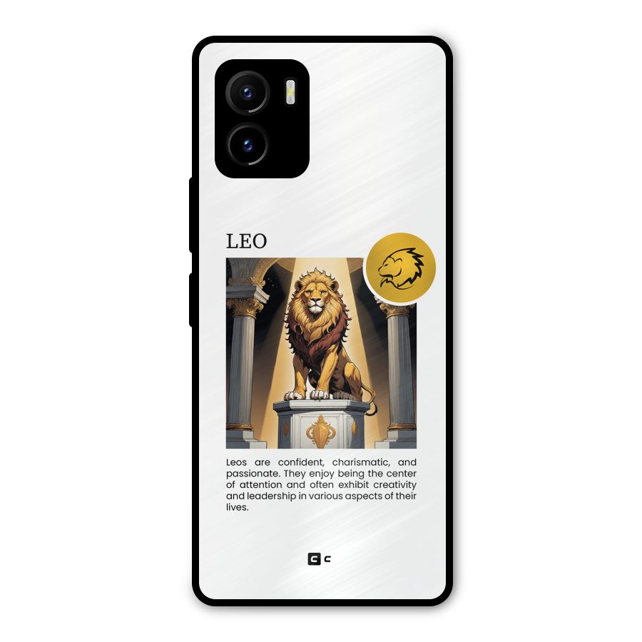 Leader Leo Metal Back Case for Vivo Y15s