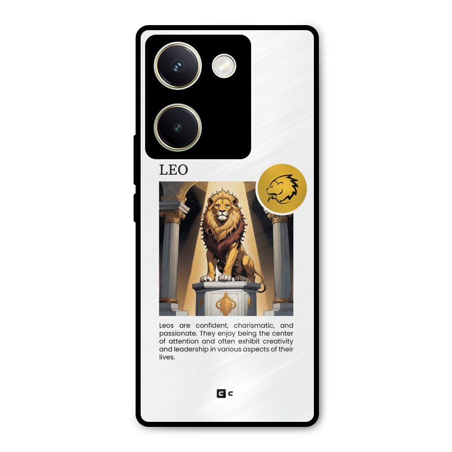 Leader Leo Metal Back Case for Vivo Y200 Pro