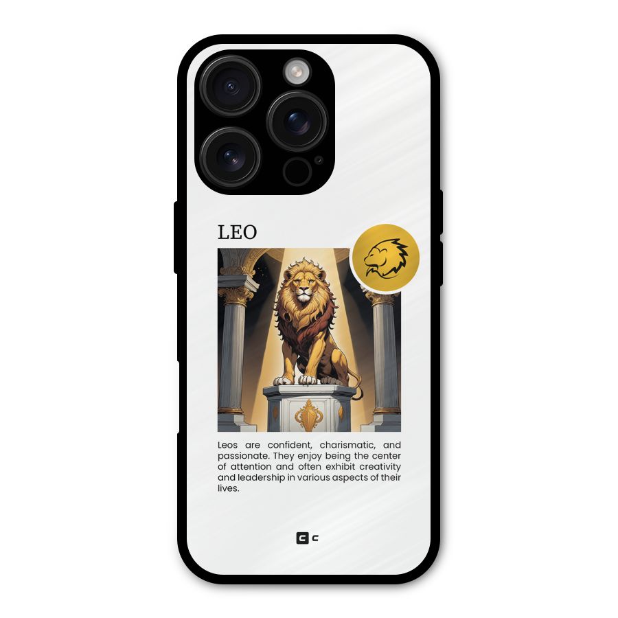 Leader Leo Metal Back Case for iPhone 16 Pro