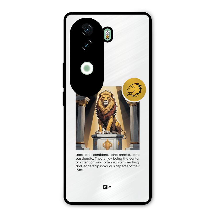 Leader Leo Metal Back Case for iQOO Z9s